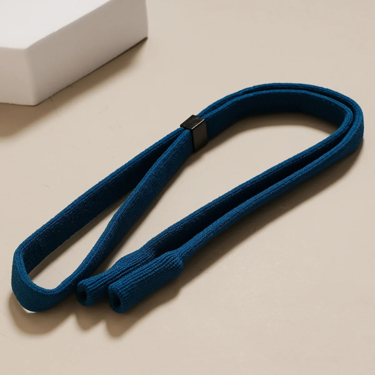 Zacht gebreide verstelbare brilband antislip zonnebrilkoord halskoord voor sport, buitenactiviteiten, leesbrillen, mannen en vrouwen