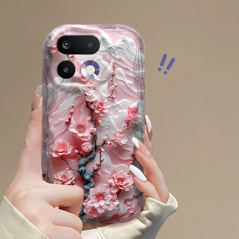 Flexible TPU Case For Realme 16 Pro Pro+ 16T 5G Protective Cover Shockproof Flower Pattern Fundas