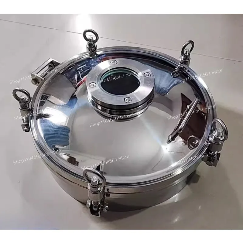 Pressure-Rated Sight Glass Manway, Special Observation & Access Hatch for Reactors, Flange-Type Pressure-Resistant Viewport