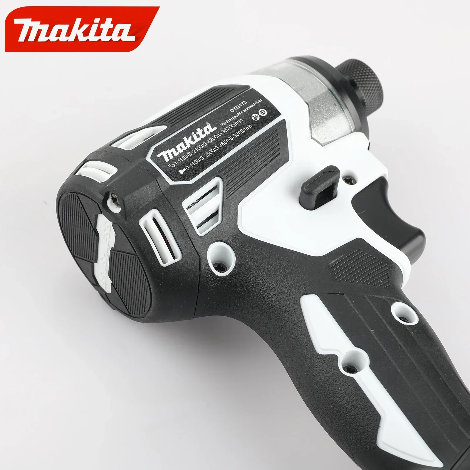 Makita DTD173 Blue, Black and White, Black, Purple, Red,  No Battery, Brushless Screwdriver, Rechargeable Electric Screwdriver view 3