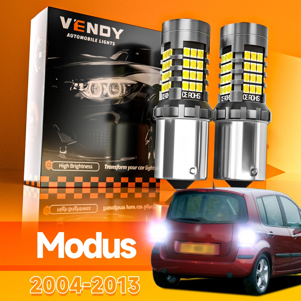 2pcs For Renault Modus 2004-2013 LED Reverse Light Backup Lamp 2005 2006 2007 2008 2009 2010 2011 2012 Canbus Accessories