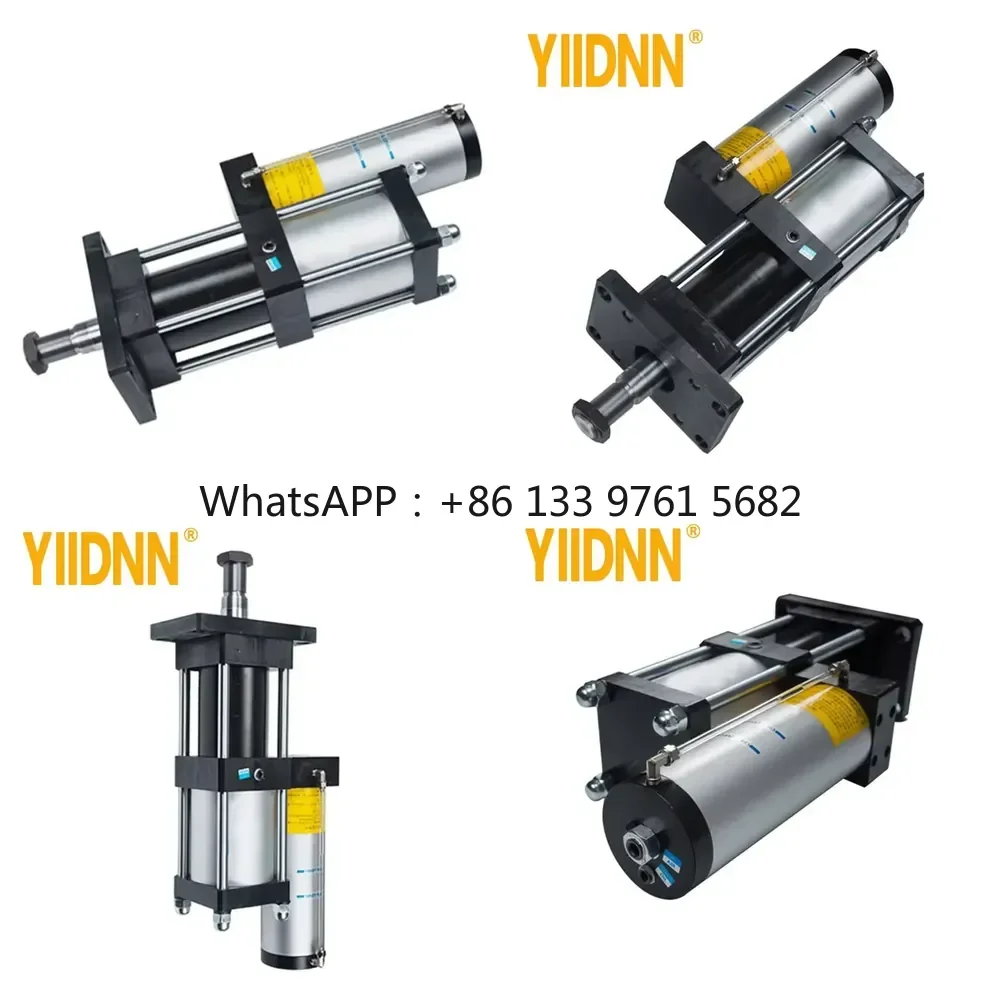 WSQ MPT Pressure 1T to 40T Double Action Standard Pneumatic Hydraulic Gas-liquid Pressurized Cylinder