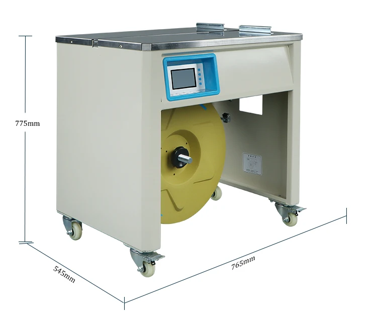 

TEPPS 801A Carton Strapping Packing and Packaging Labeling Machine pp Belt Join Multi Pack Strapping Machine