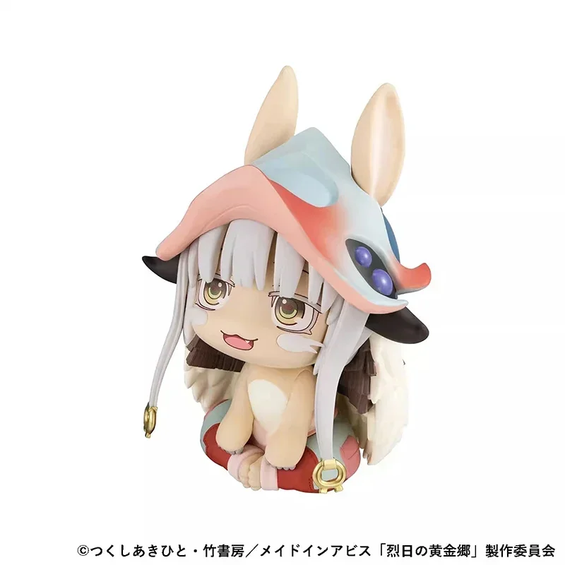 En Stock Original Megahouse MH Look Up Made In Abyss Nanachi versión Q figura de acción Anime modelo juguetes para niños Kawaii