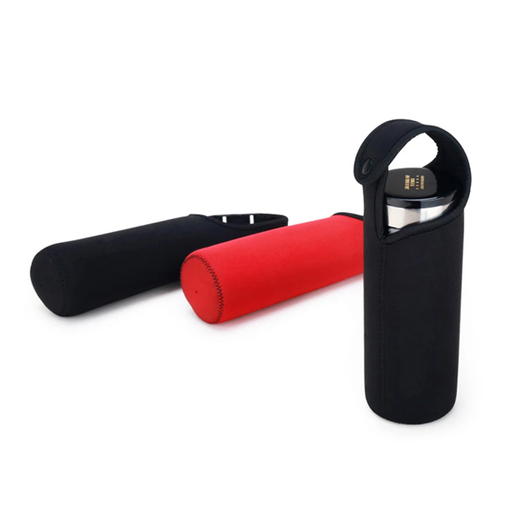 3 Pcs Neoprene Water Bottle Bag Insulated Cooler Sleeve Thermal Case for 420ml Beer Soft Drink Bottles Heat Insulation Anti