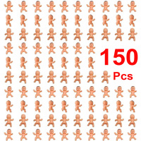 150/100/60/30Pcs Mini Plastic Babies Doll for Baby Shower Ice Cube Game Mini Baby Gender Reveal Baby shower Party Favors Decor