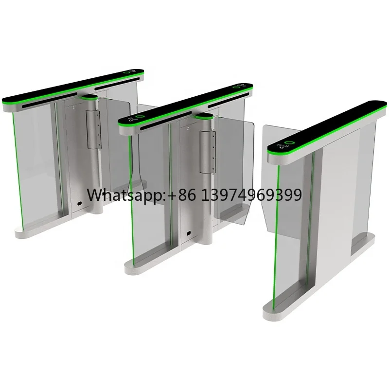 Airport VIP Channel Elegant Swing Gate Bank Cash Area Security Flap Barrier