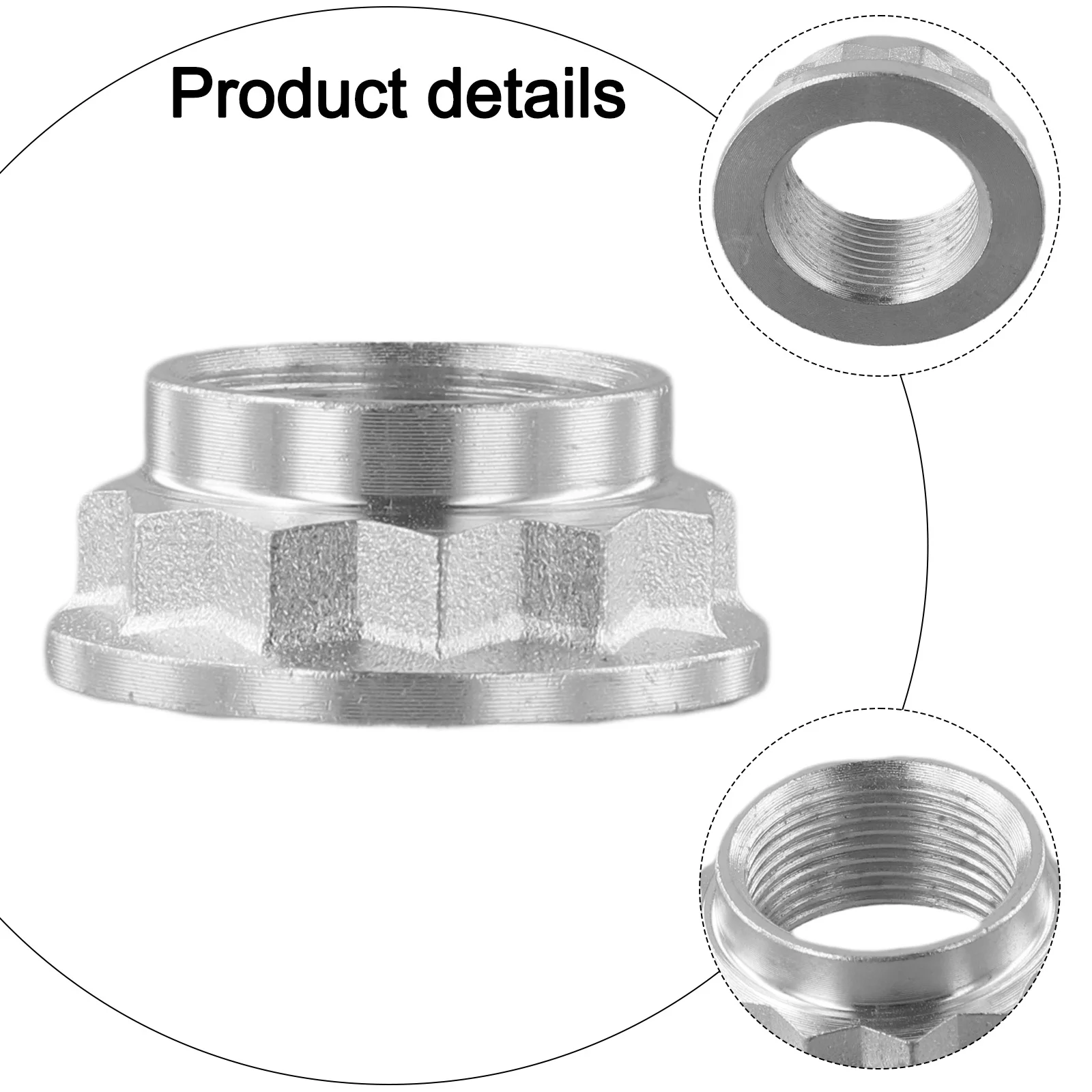 Car Maintenance Drive Shaft Nut Nut Direct Replacement Part Reliable Secure Connection For BMW E36-E46 Brand New