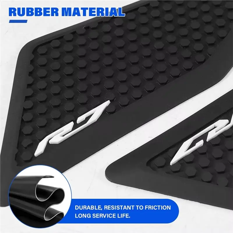 For YZF-R7 YZF-R7 2026 Fuel Tank Pad Protector Anti Slip Traction Side Grip Pads Motorcycle Accessories-N29R