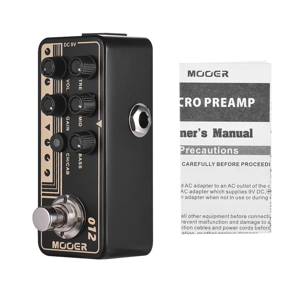 

Mooer 012 Bass Guitar Effect Pedal Us Gold 100 Classic British Digital Preamp Electric Guitar Effects Pedals Musical Instruments