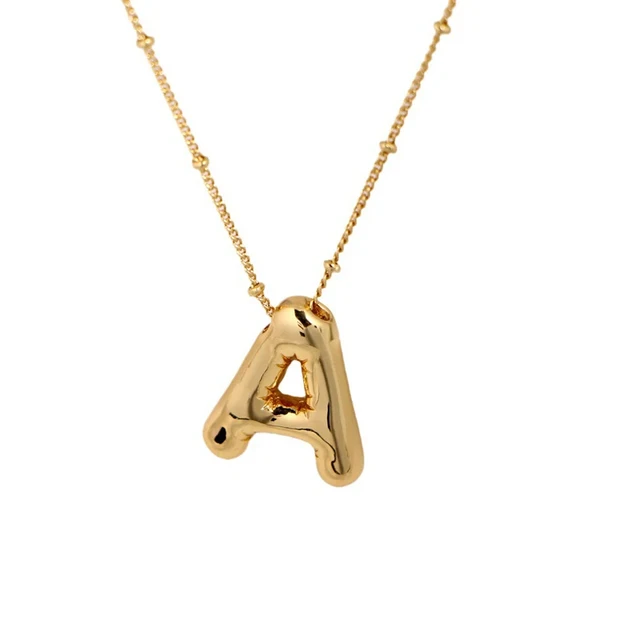 Cheap bubble letter pendant deals