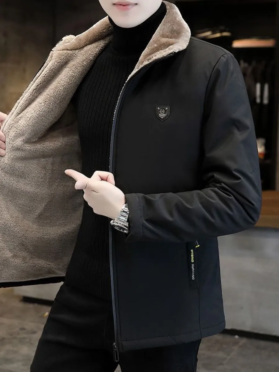 

Мужская зимняя ветрозащитная куртка с утеплителем из вельвета, больших размеров, теплая, на хлопковом наполнителе, дышащая, повседневная.