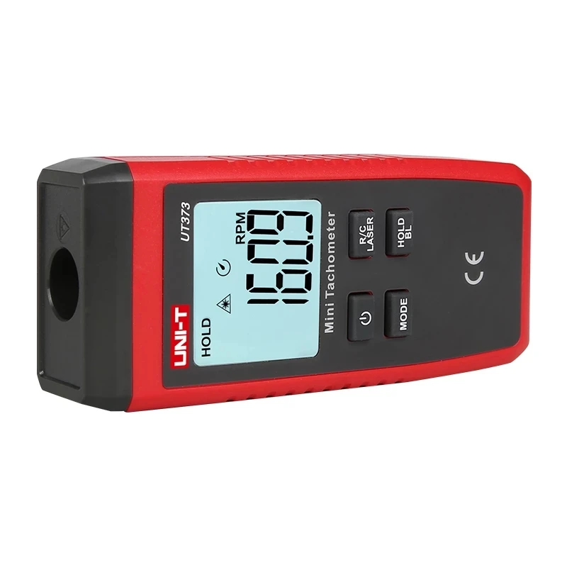 UNI-T UT373 Mini Digital Laser Tachometer Non-Contact Tachometer RPM Range 10-99999RPM Tachometer Odometer Backlight