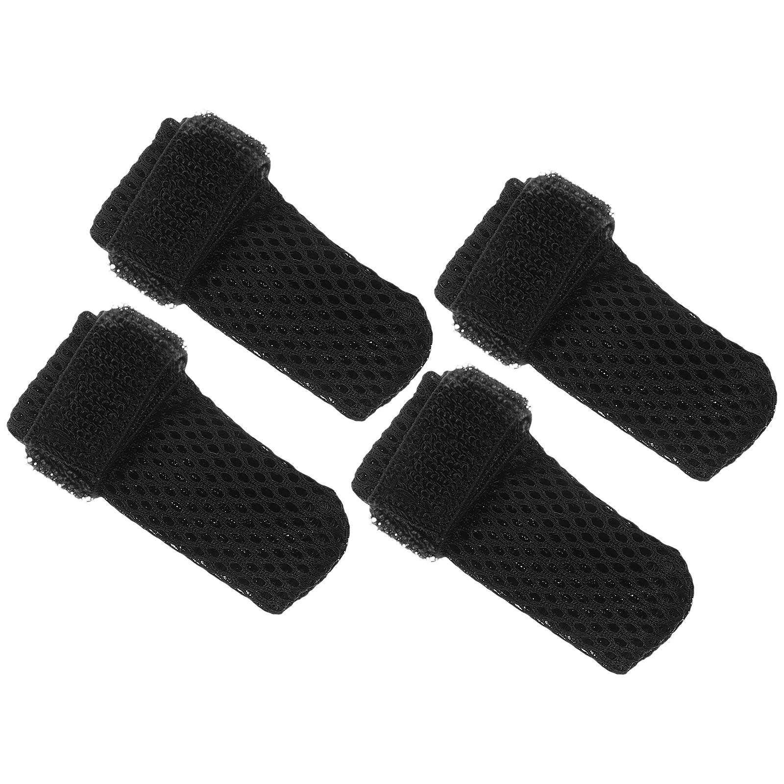 

4Pcs Cat Feet Claw Covers Booties Anti Scratch Paws Socks Polyester Protector Adjustable Size Durable Comfortable Wear Suitable