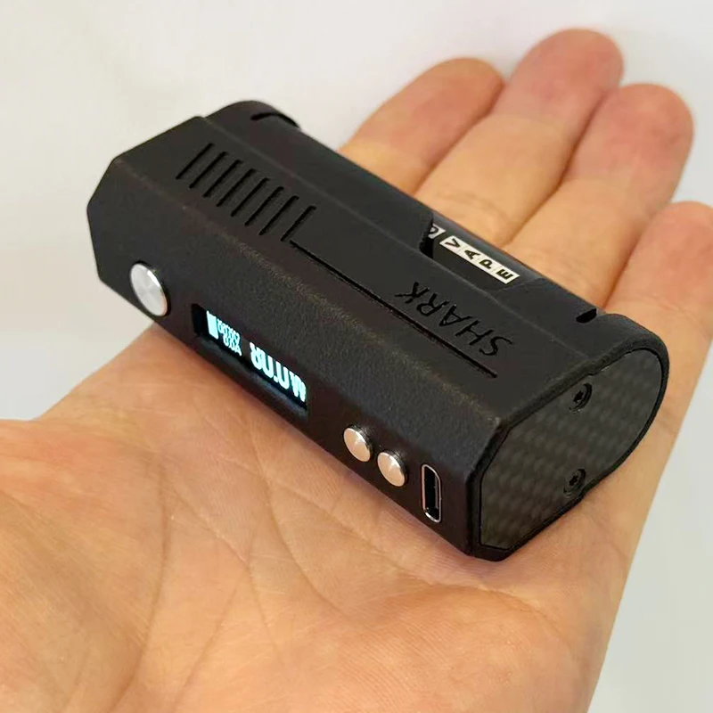 Yedek YFTK 3D Baskı Çin Grubu Çin yonga seti SHARK 80W 18650 Kutu Mod Araçları kiti