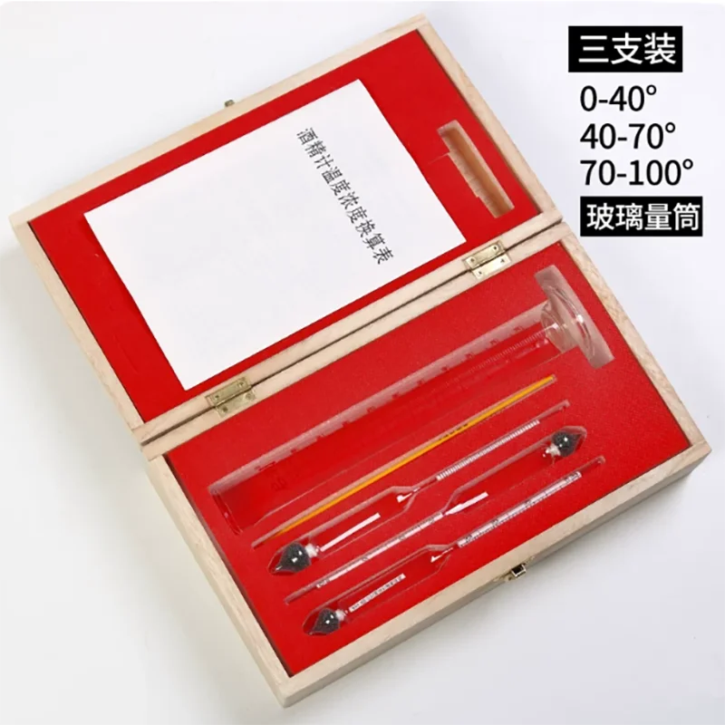 Alcohol meter for measuring the alcohol content of baijiu, home alcohol tester, alcohol thermometer, measurement device