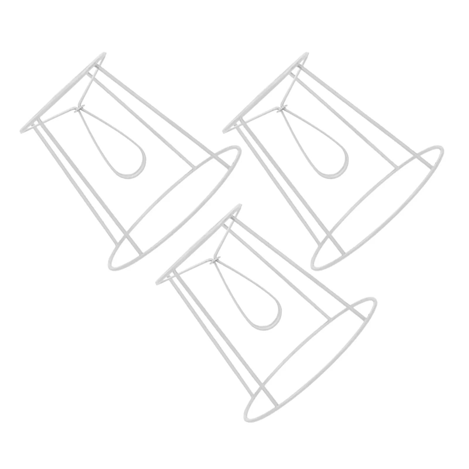 

Набор из 3 металлических каркасов для абажуров, железные основы для настольных светильников, держатели для абажуров, для декора дома и отелей