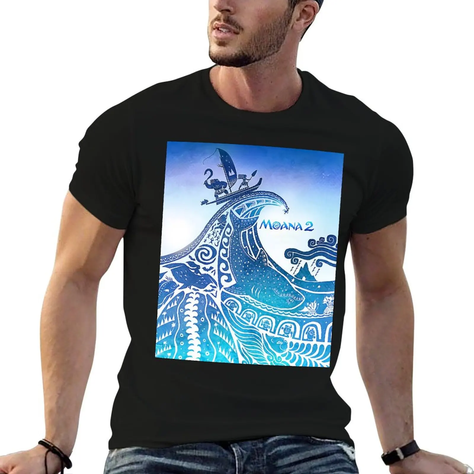 

Moana 2 T-Shirt printed t shirts for man cotton t shirts man 100% T-Shirt