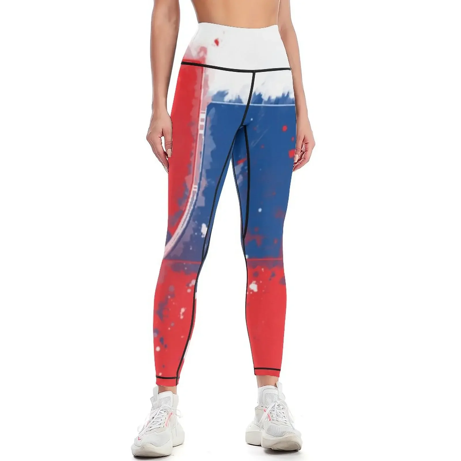 

Slovakia Grunge Flag Leggings Sports pants for gym's clothing sports woman gym sport pants Womens Leggings