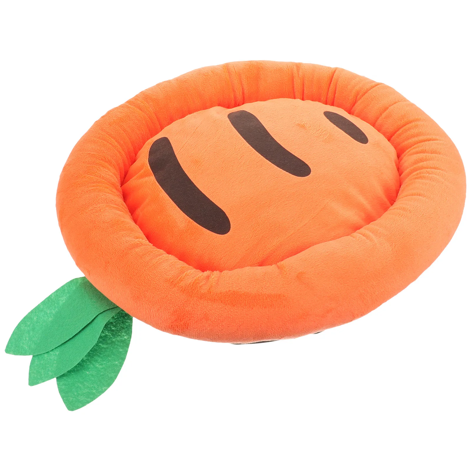 

Carrot Shaped Pet Sleeping For Dogs Cats Cute Fabric Dog Cartoon Cat Mat Cozy Cushion Floor Bed Nonslip Comfortable Washable