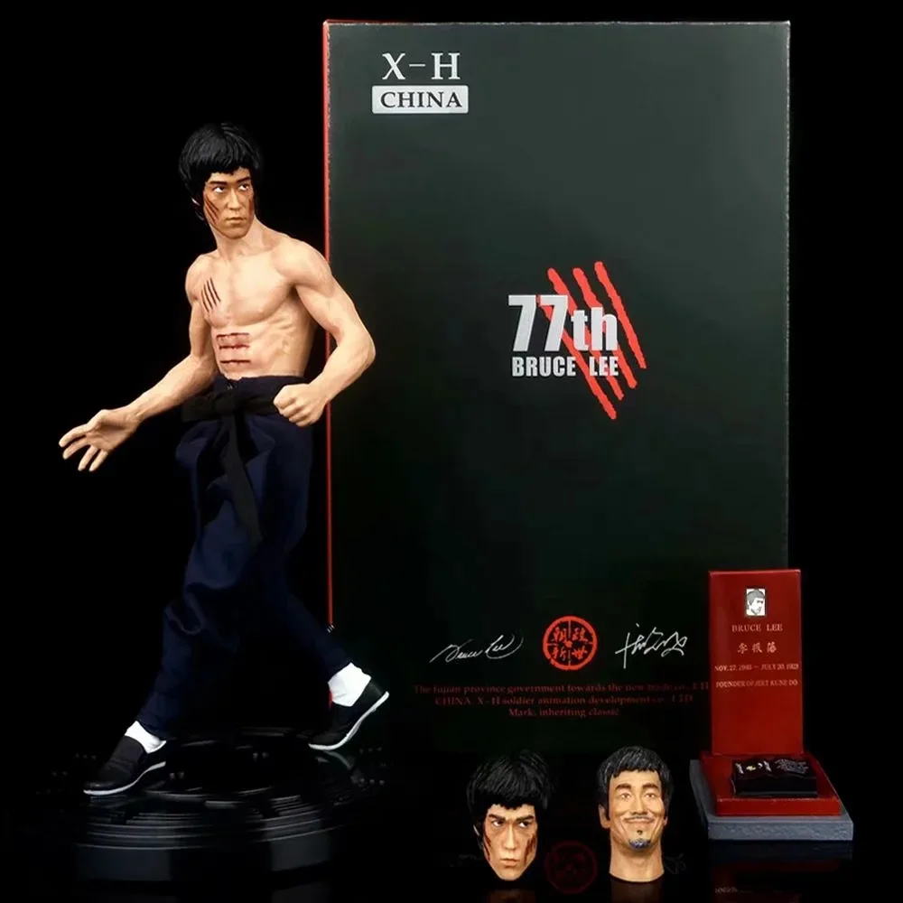 Jeet Kune Do 1/6 Collectible Figure Model Toy Three-headed Real Clothes