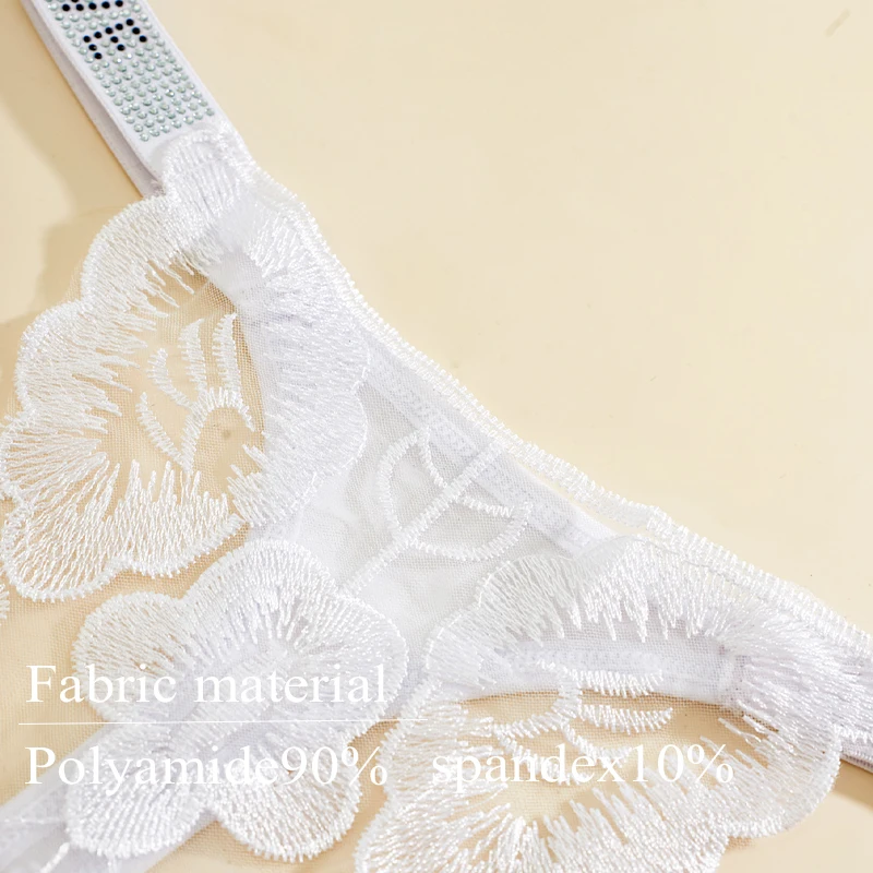 New Transparent Tangas Lace Female Underwear Low Waisted Comfortable Thongs Women\'s Panties Floral Letter G-string Soft Lingerie