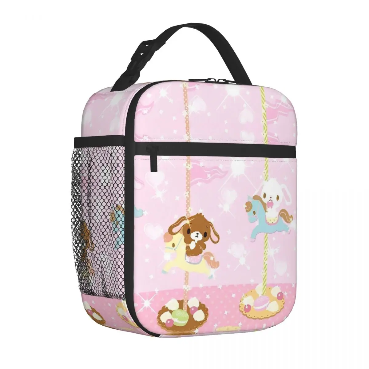 

Sugarbunnies Anime Insulated Lunch Bags Cooler Bag Meal Container Cute Cartoon Leakproof Tote Lunch Box Food Storage Bags
