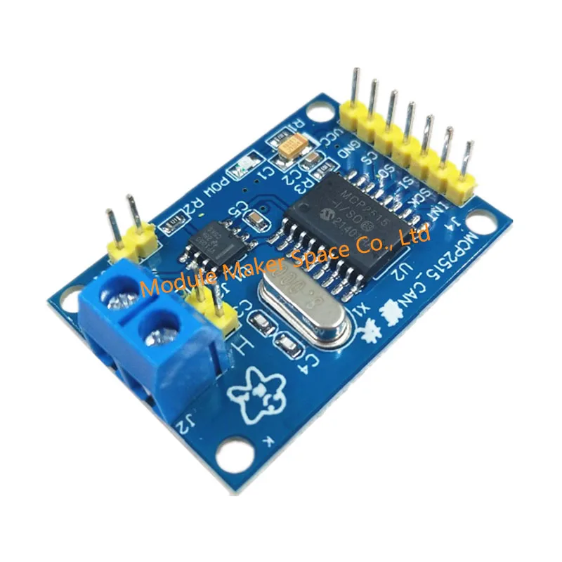 MCP2515 CAN Bus وحدة مجلس TJA1050 استقبال SPI ل 51 MCU ARM تحكم جديد