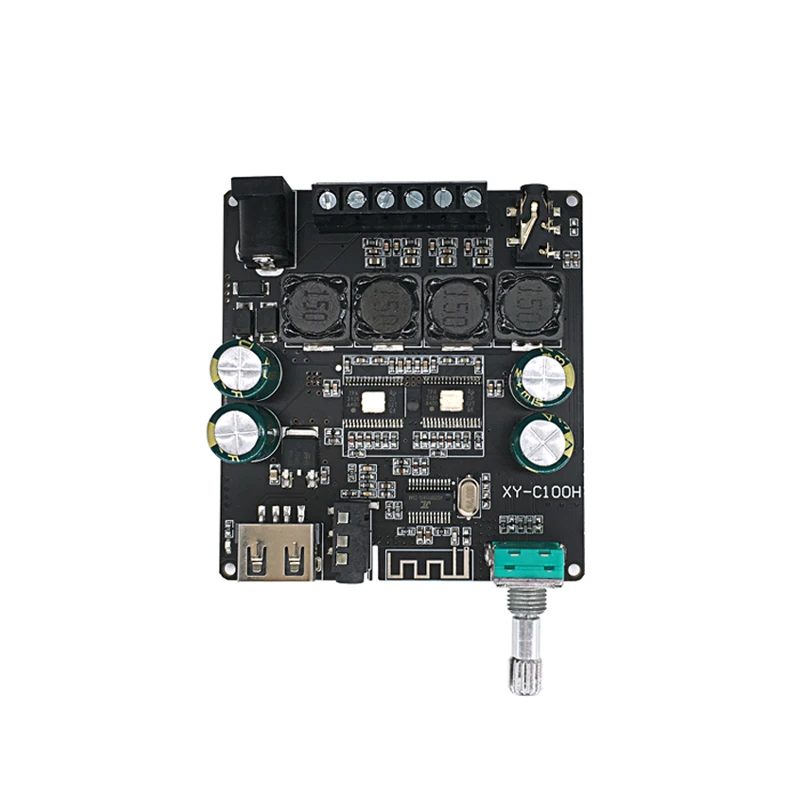 Плата усилителя мощности 100WX2 TPA3116D2, цифровой аудио усилитель мощности, Bluetooth 5,0, двухканальный Hi-Fi стерео домашний кинотеатр, AUX USB