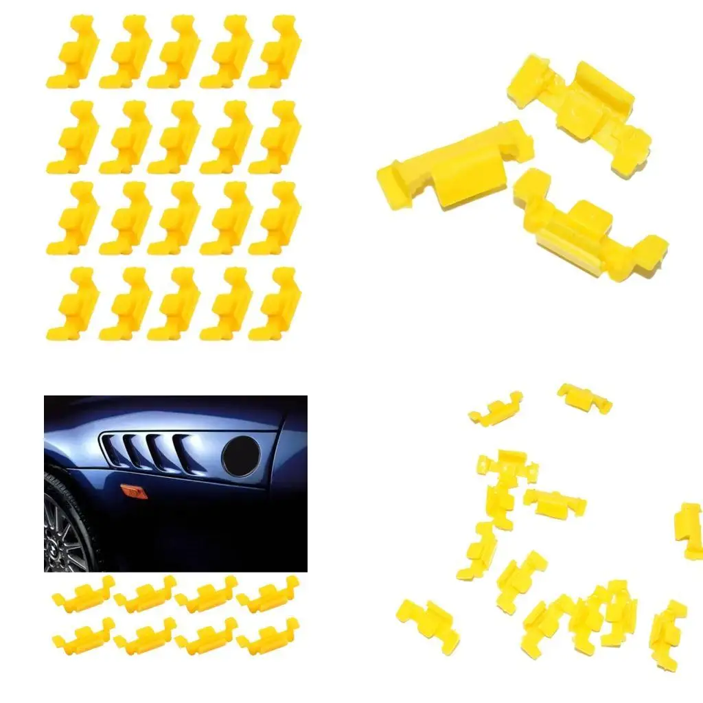 

02DE Vehicle Vent Retainer Clip Tool Shock Absorbing Car Air Vent Fastener Reusable Car Interior Accessory for Car 5/7Series