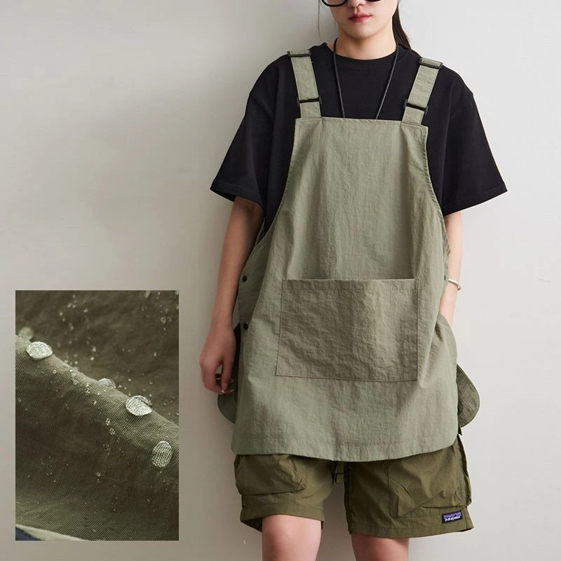 Upgraded Waterproof Apron Grocery Store Vest Apron with Pockets Adjustable Forward and Backward Men's and Women's Workwear