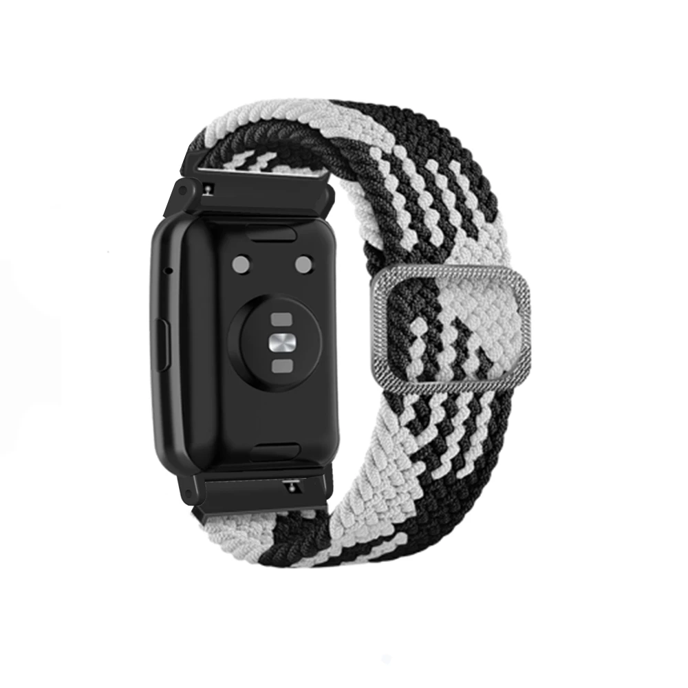 Bracelet artificiel astique en Nylon Tissé et Respirant, Accessoires de Montre Réglables pour Huami Aamazfit T-rex/ T-rex pro