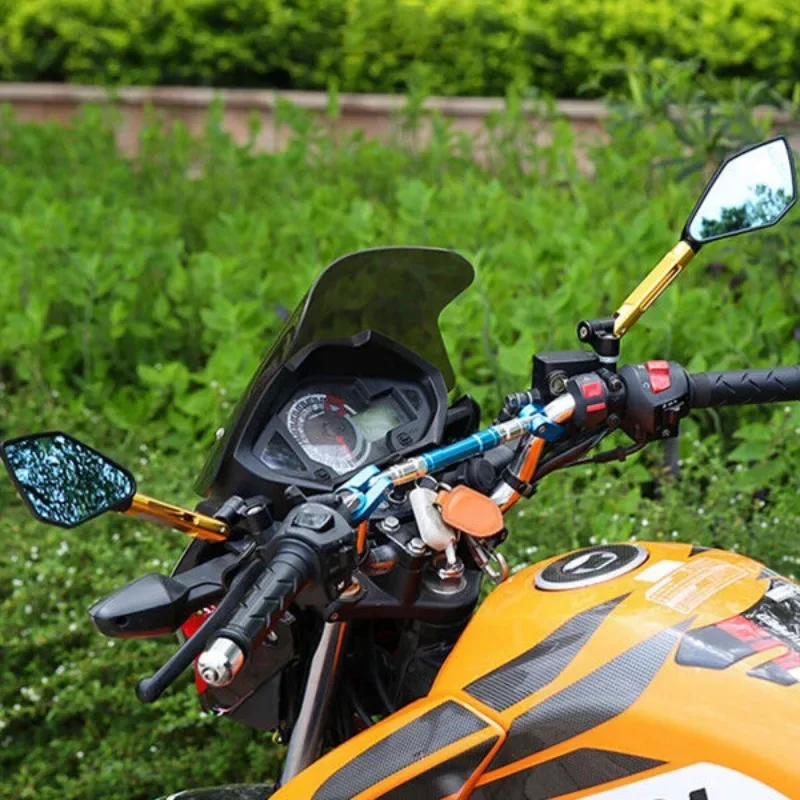 For YAMAHA MT07 For Honda For Ducati For Kawasaki Z750 Z900 Z800 Motorcycle CNC Aluminum Rear View Rearview Mirrors Side Mirror