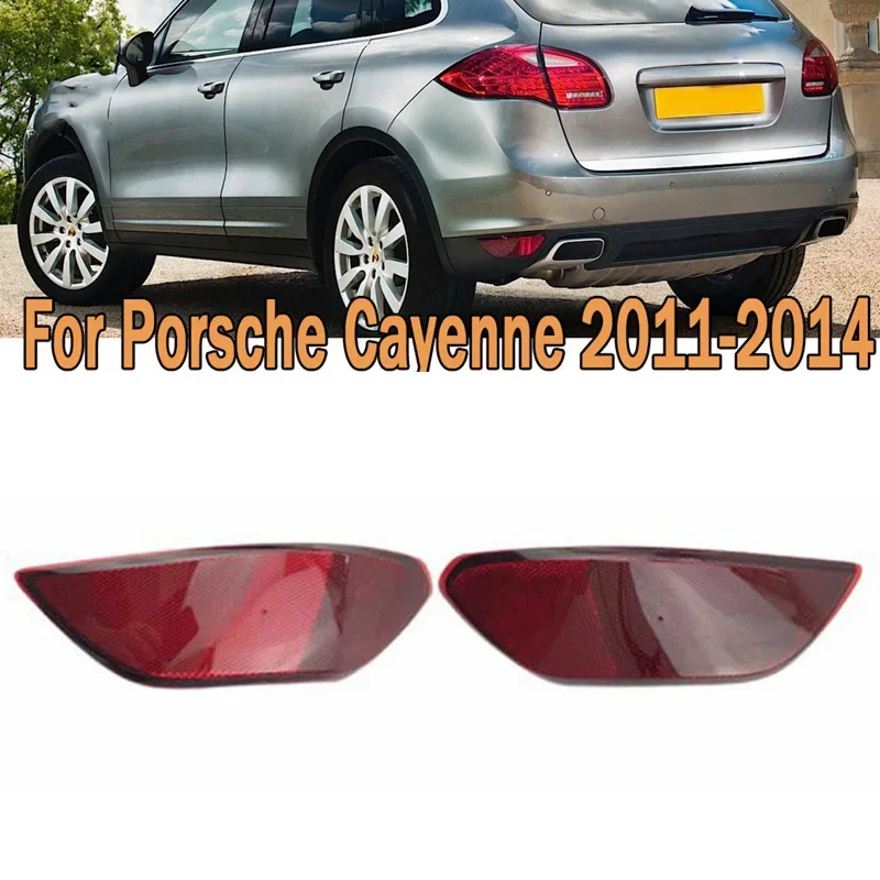 

Car Rear Tail Fog Light Reflective Stickers Bumper Lamp Strip for Porsche After The Cayenne 2011-2014 958 631 105 00 106 00