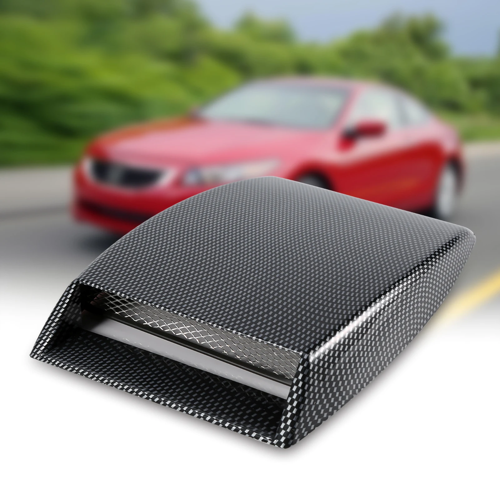 Universal Auto Tuning Car Air Flow Intake Hood Scoop Vent Bonnet Decorative Cover For BMW Audi Benz Focus Passat Accessories