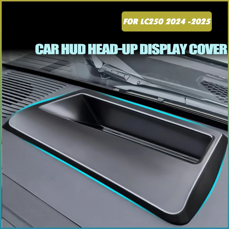 Car HUD Head-up Display Protective Cover Fit for Toyota Prado LC250 24-25 Auto HUD Display Protective Cover Interior Accessories
