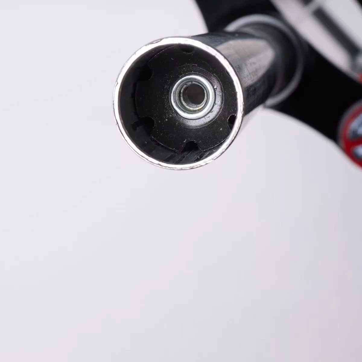 MTB Oil Coil Suspension Fork, 140mm Travel, Super Soft, Lockout Function, Threadless 28.6 Steerer Tube, Aluminum Crown, Gold Leg