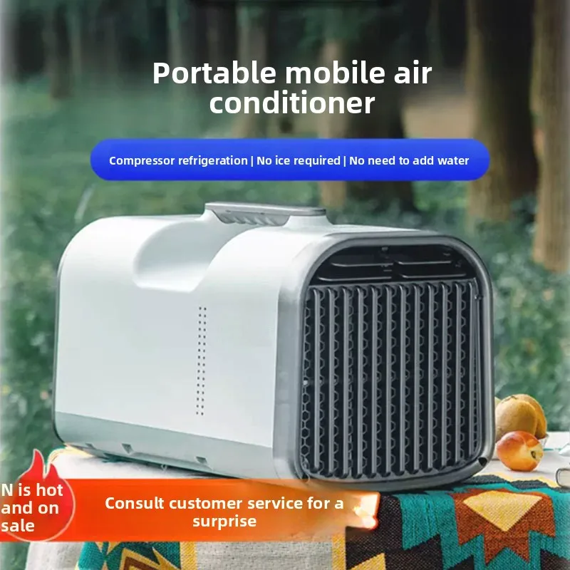 Mobile Air Conditioning Outdoor 24 Volt Stationary Car Portable Mini Compressor Refrigeration Small Tent Travel Camping