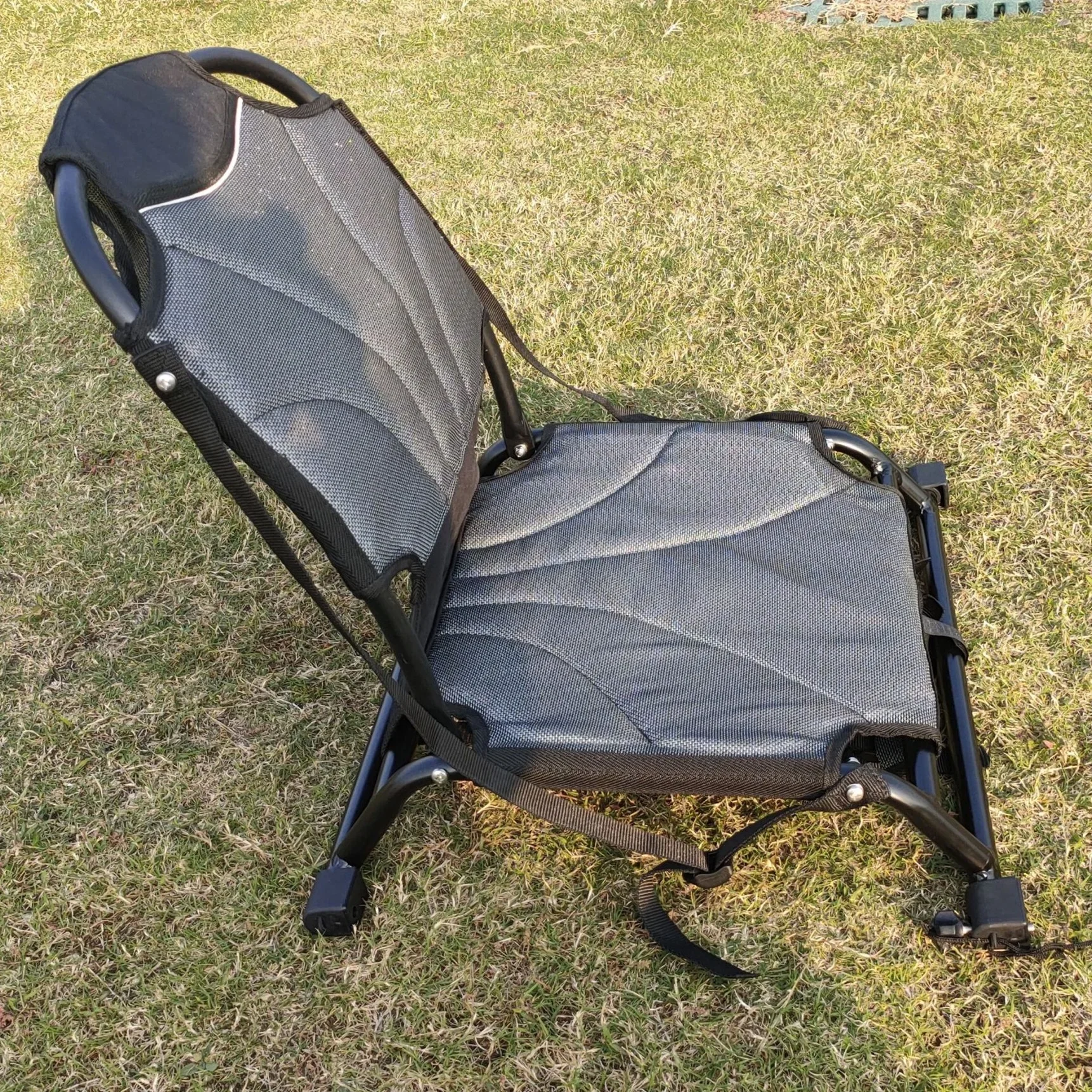 

--Customized Molded Iron Kayak Seat Foldable Canoe Cushion Aluminum Frame Boating Sit Rafting