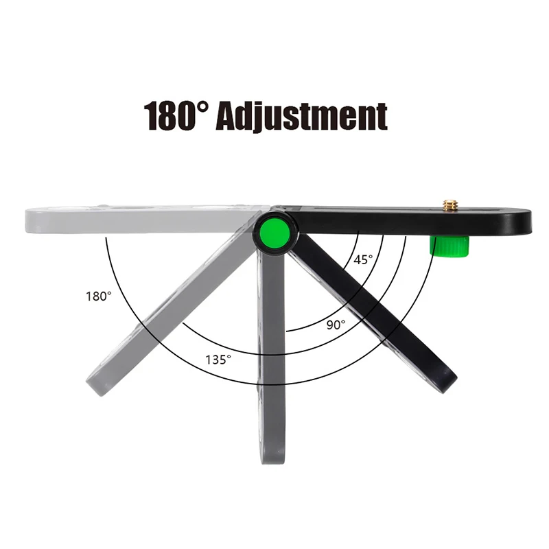 סוגר קיר ברמה מיני לייזר מתכווננת 360 ° עבור 1/4 