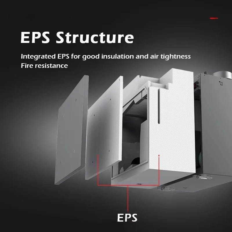 Villa-Lüftungssystem mit Wärmerückgewinnung HRV ERV HVAC Recuperator