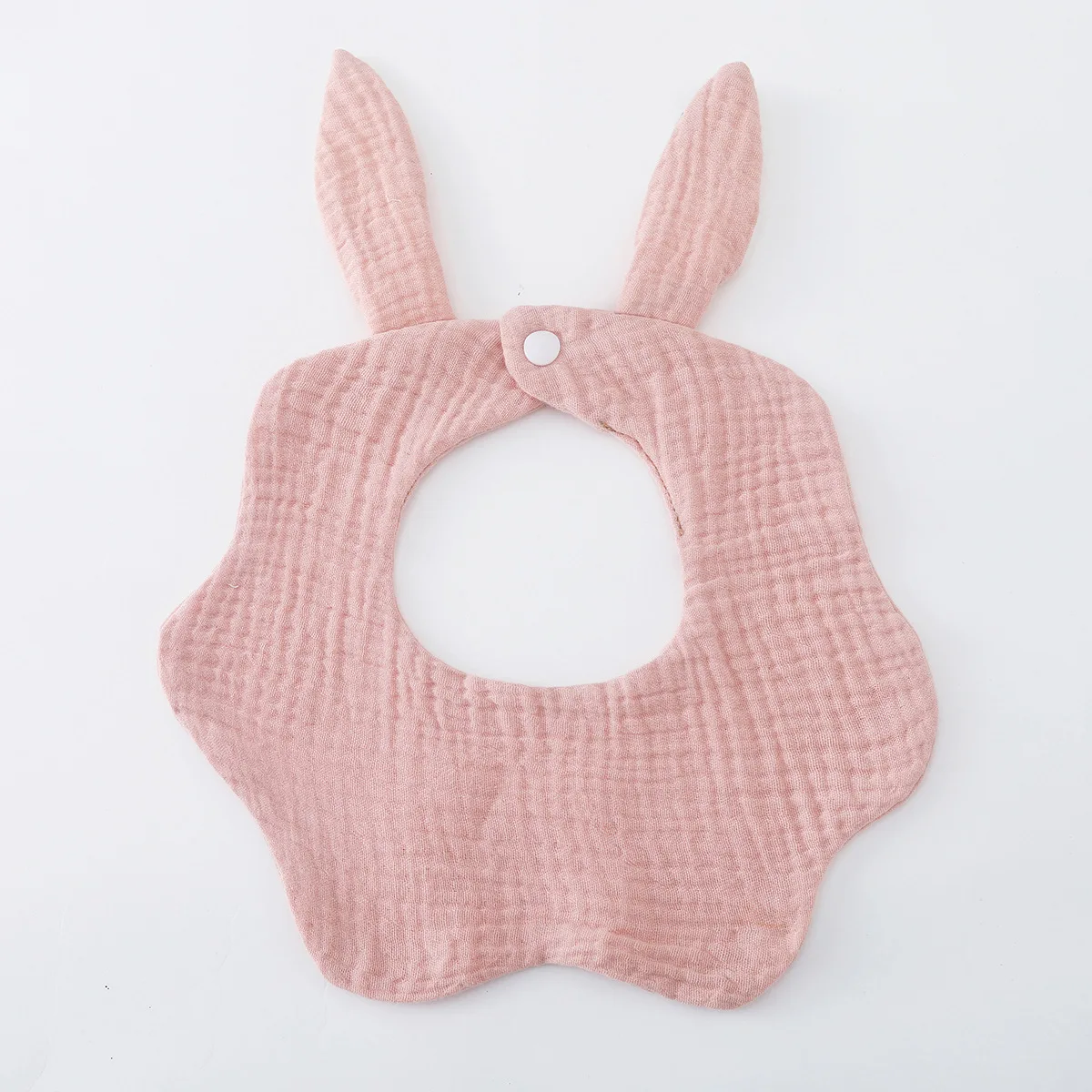 Bavoir en Gaze de Coton avec Oreilles de Lapin pour Bébé, Serviette de Salive Douce et Solide pour Nouveau-né Garçon et Fille, Nouvelle Collection