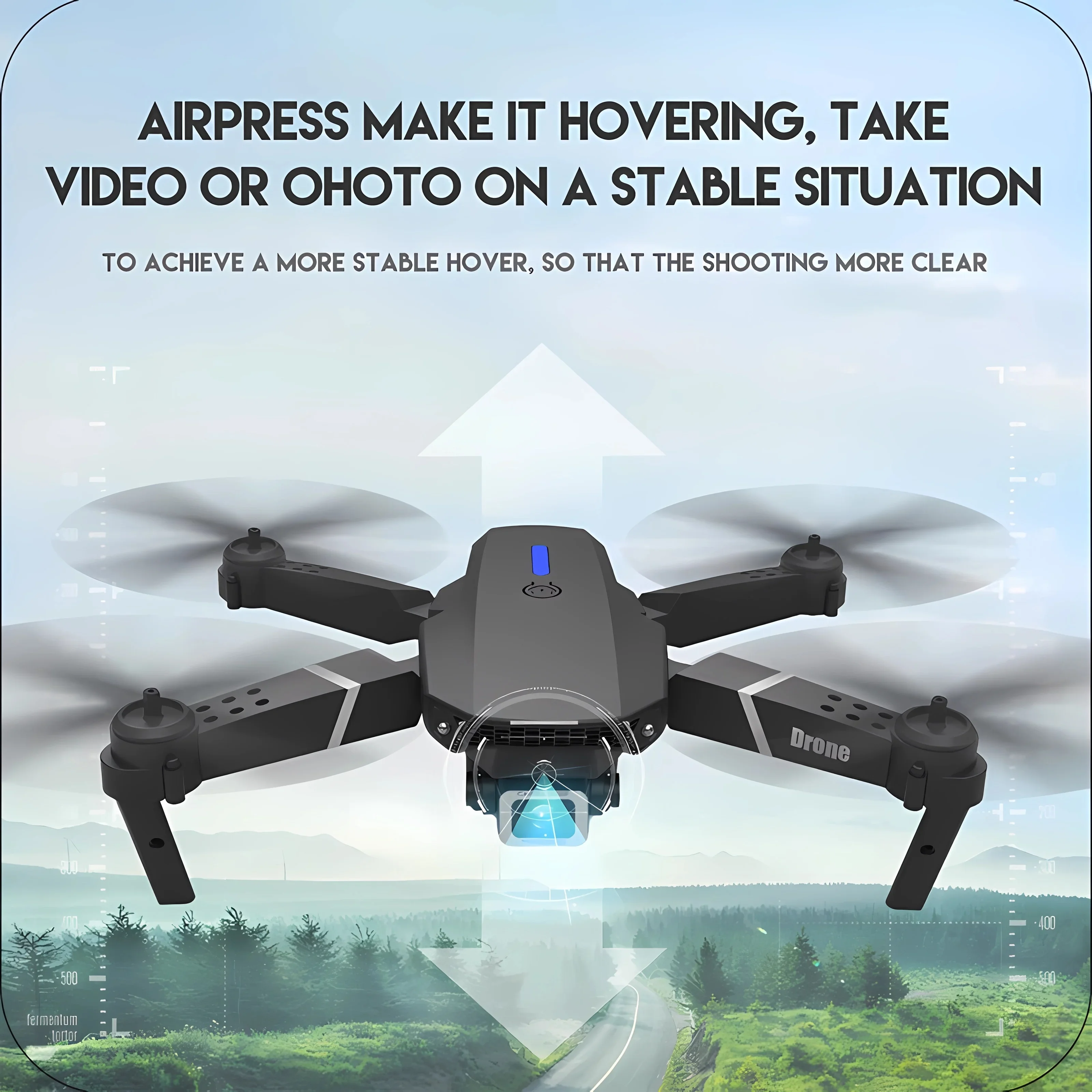 New 2024 E88Pro RC Drone 4K Professinal With 1080P Wide Angle HD Camera Foldable Helicopter WIFI FPV Height Hold Gift Toy