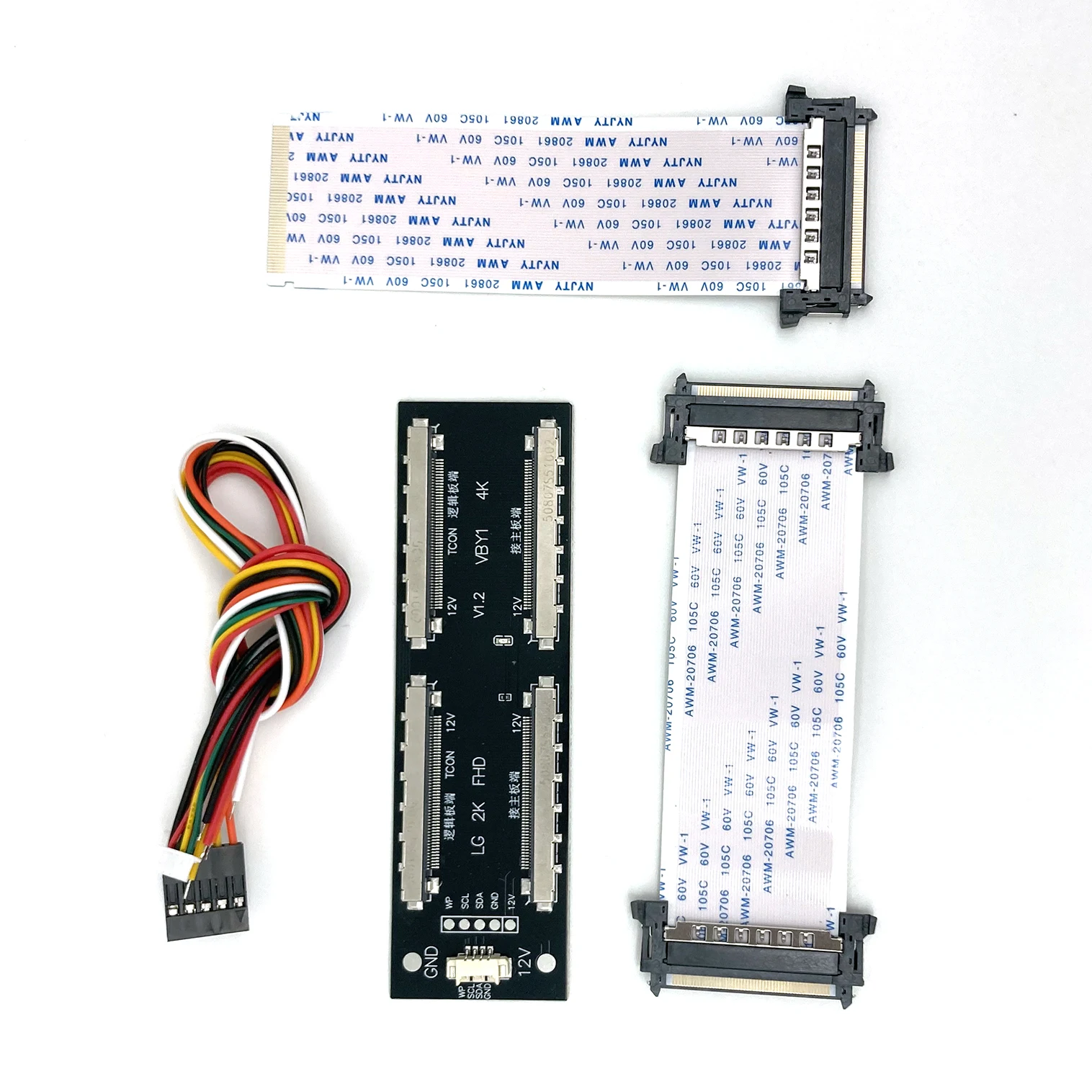 Picture 4: tjkj tcon v1.2 vgh vgl vcom voltage regulation programmer vgh vgl vcom burning tool voltage regulator tool tv panel repair tools