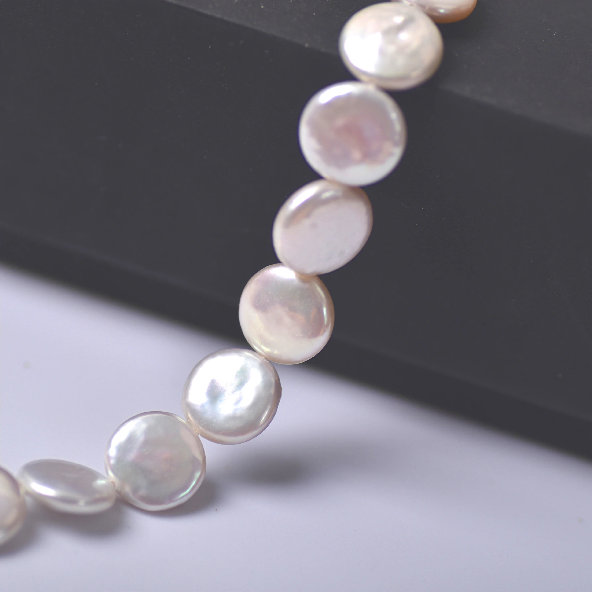 خرز لؤلؤ طبيعي أبيض مشع مستدير - مراجعة Jewelry Making The Well وسعره