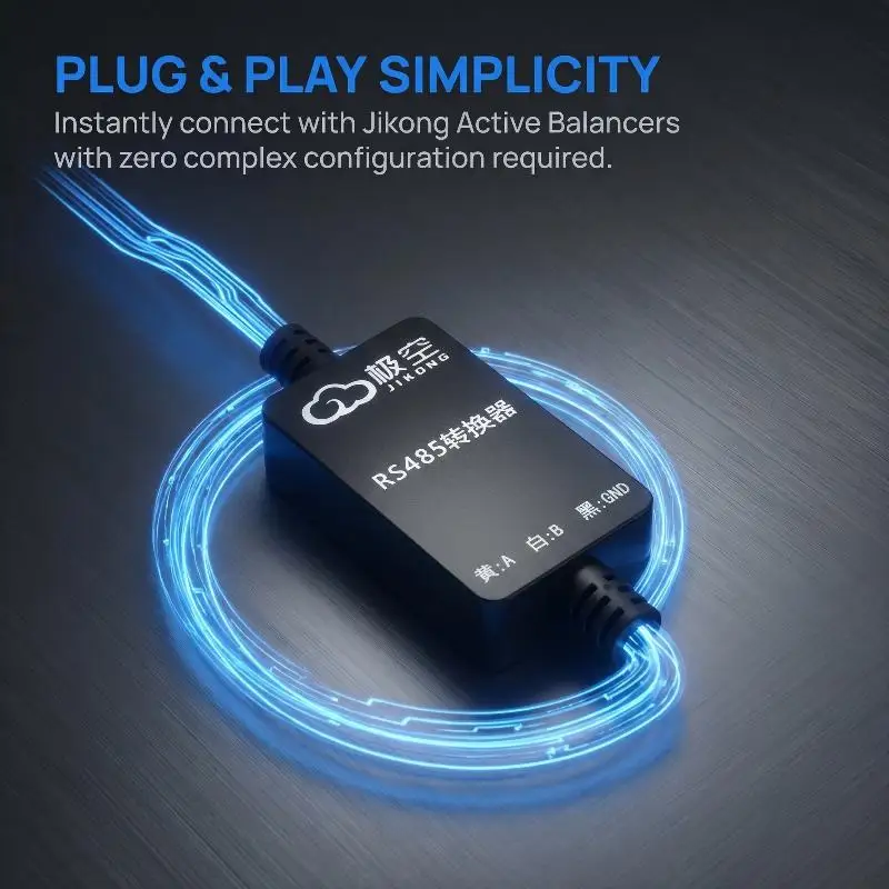Active Balancer BMS RS485 Cable Adapter Wire Connector for JK Jikong Safe Stable Data Transmission Battery Monitoring