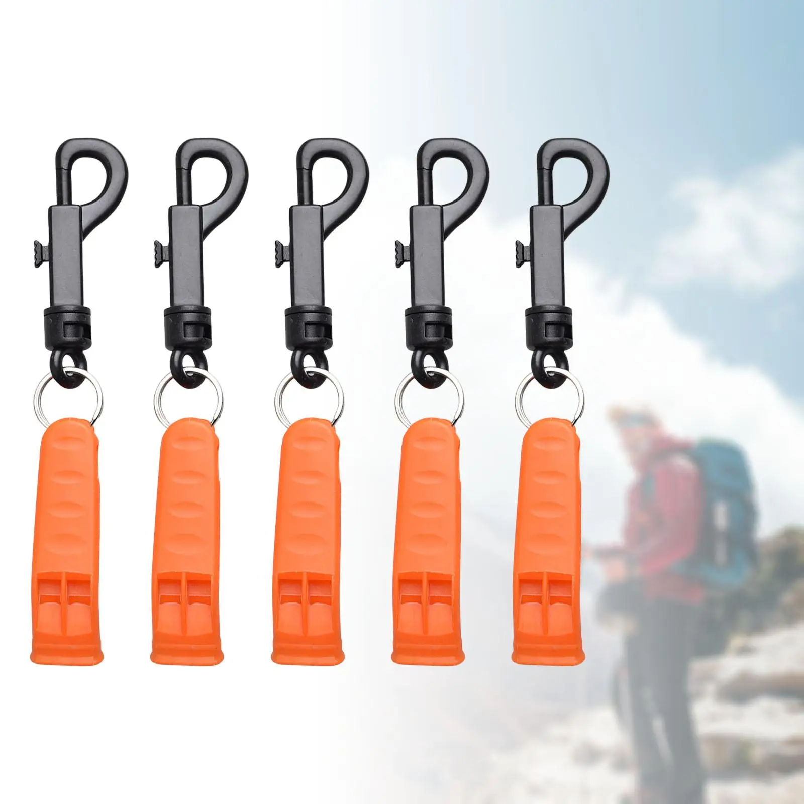 5x Przenośny gwizdek Outdoor Survival Whistle dla dzieci i dorosłych z kajakiem