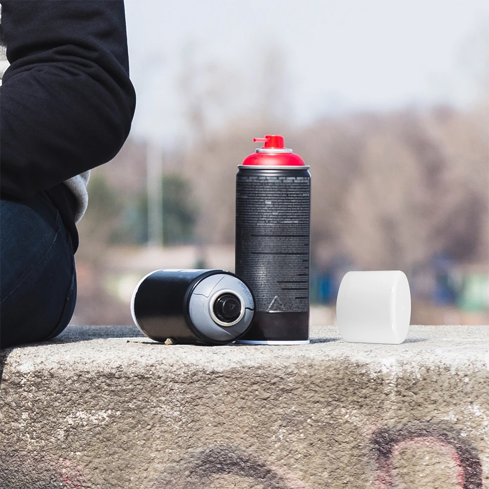 

20pcs Aerosol Can Caps Spray Paint Lids Frosted Plastic Nozzles Gray Markers Efficient Replacement Safe Materials Versatile Use