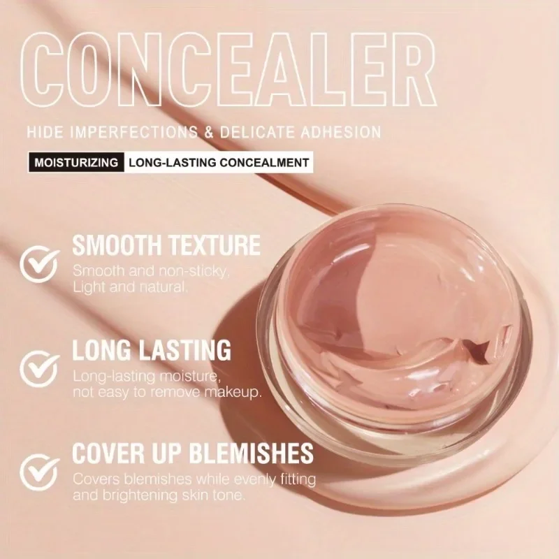Corrector de cobertura total resistente al agua para tatuajes, cicatrices: base de acabado natural para todos los tonos de piel y tipos de ojeras