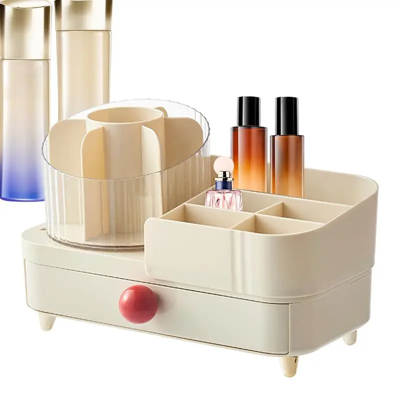 

Makeup Organizer Countertop Holder For Vanity Bathroom Countertop With Drawers Large Capacity Cosmetic Organizer For Skincare